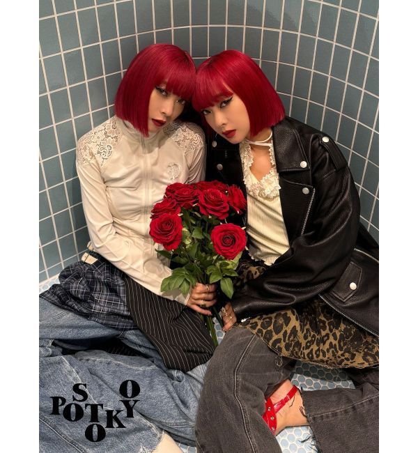 jouetie「【PosTokyo】Real leather riders」|ブルゾン・スタジャン|