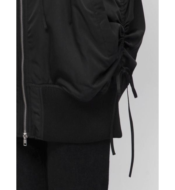 jouetie「ギャザーリボンMA-1ベスト」|ダウンベスト・ベスト|