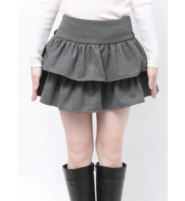 jouetie「BIGリボンティアードミニスカパン」|スカート|