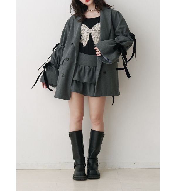 jouetie「BIGリボンティアードミニスカパン」|スカート|