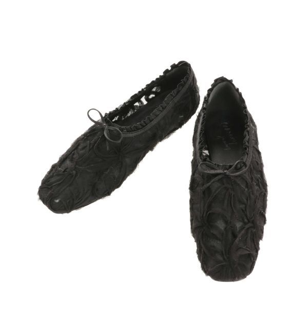 merry jenny「チュールサテンフラットシューズ」|その他|