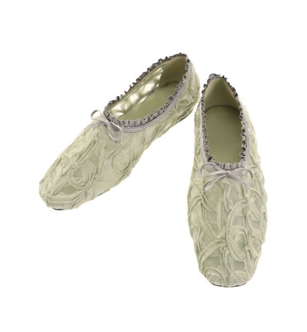 merry jenny「チュールサテンフラットシューズ」|その他|