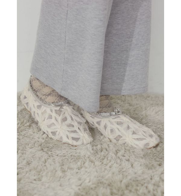 merry jenny「チュールサテンフラットシューズ」|その他|