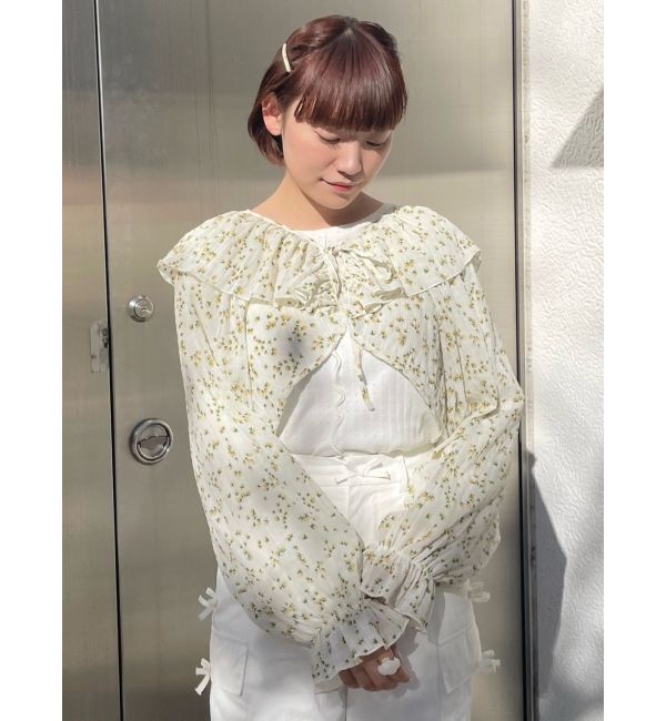 merry jenny「petit flowerフリルボレロ」|シャツ・ブラウス|