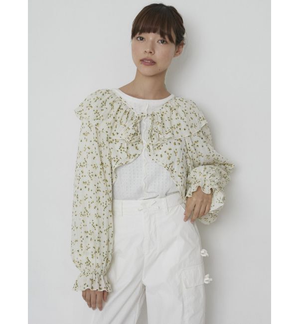merry jenny「petit flowerフリルボレロ」|シャツ・ブラウス|
