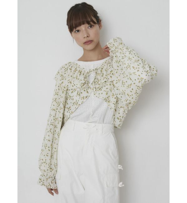 merry jenny「petit flowerフリルボレロ」|シャツ・ブラウス|