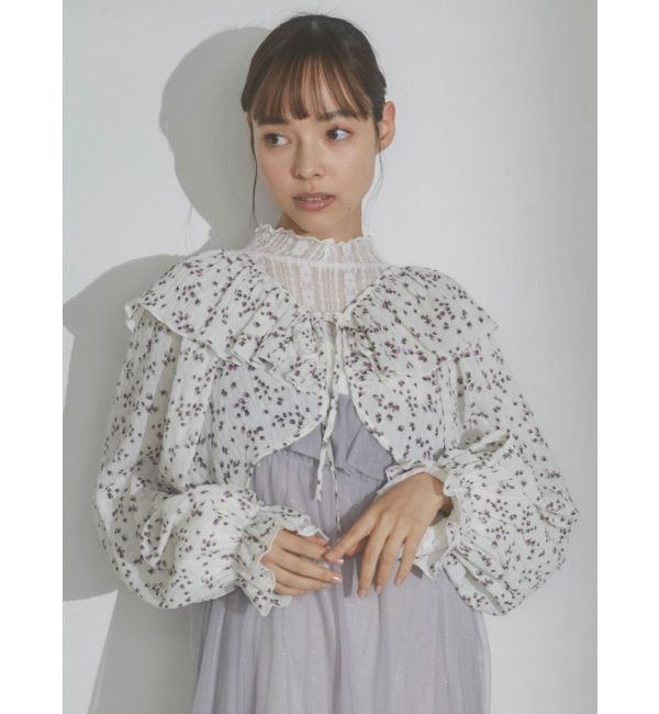 merry jenny「petit flowerフリルボレロ」|シャツ・ブラウス|