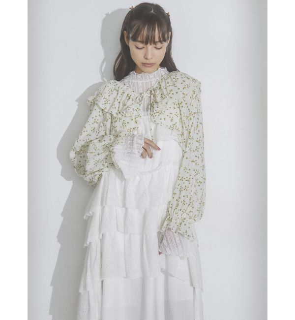 merry jenny「petit flowerフリルボレロ」|シャツ・ブラウス|