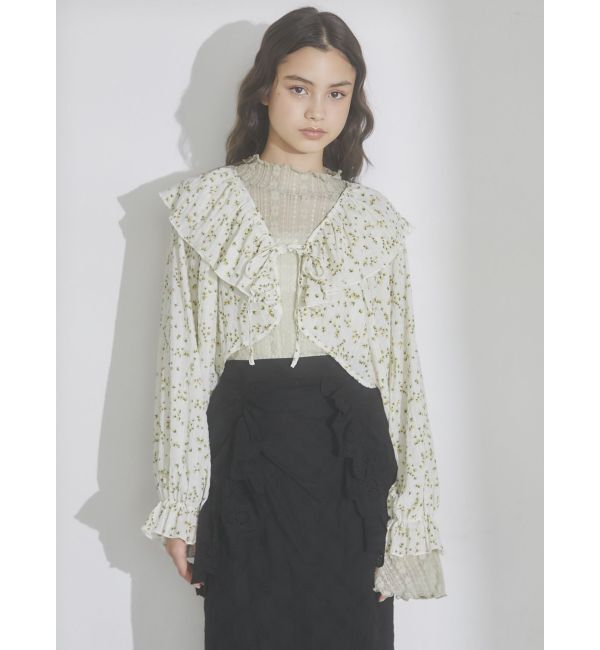 merry jenny「petit flowerフリルボレロ」|シャツ・ブラウス|