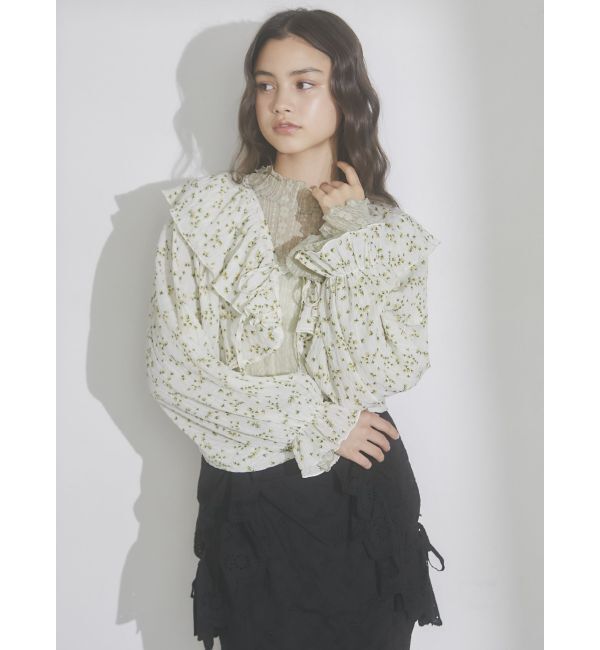 merry jenny「petit flowerフリルボレロ」|シャツ・ブラウス|