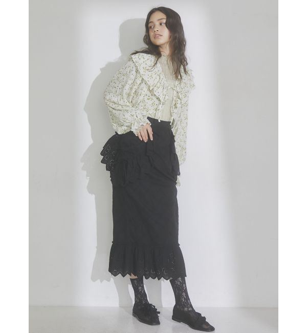 merry jenny「petit flowerフリルボレロ」|シャツ・ブラウス|