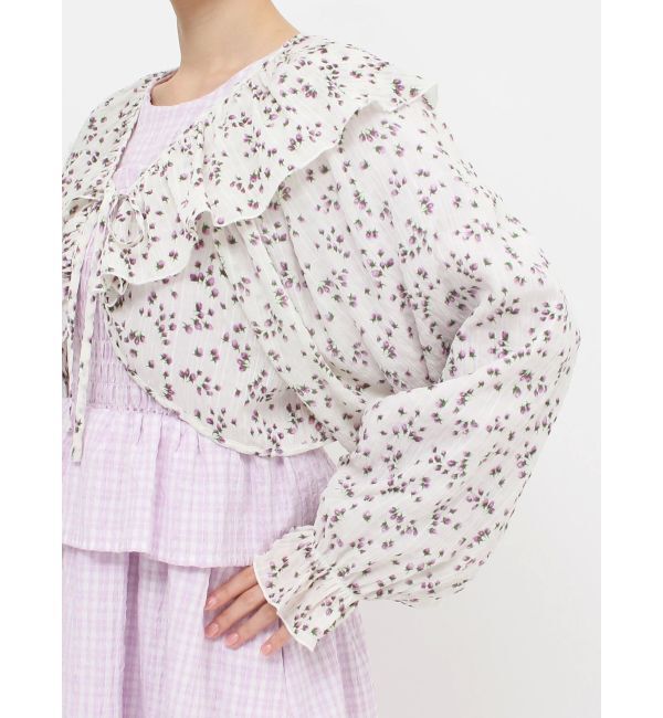 merry jenny「petit flowerフリルボレロ」|シャツ・ブラウス|