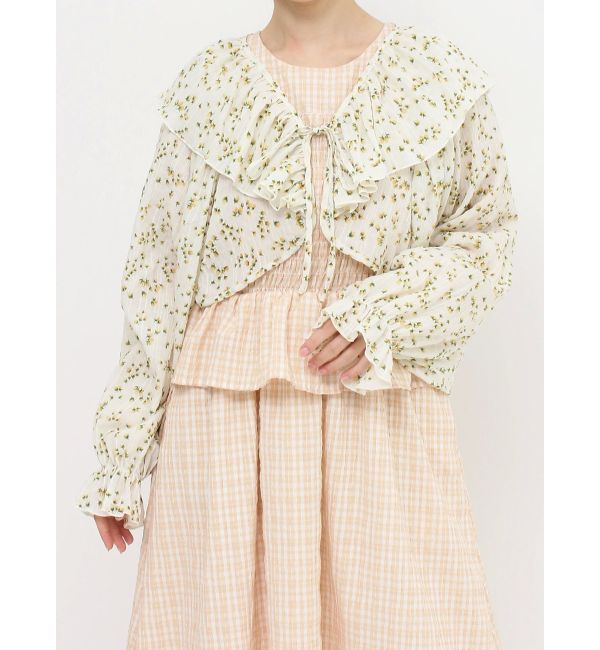 merry jenny「petit flowerフリルボレロ」|シャツ・ブラウス|