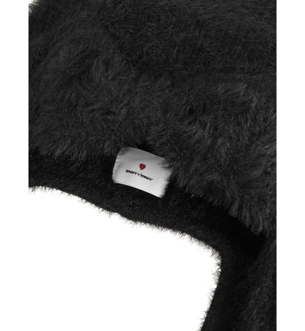 merry jenny「ribbonイヤーフラップニットキャップ」|ニット帽|