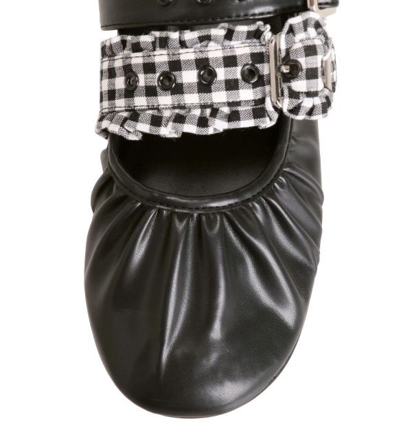 merry jenny「checkベルトバレエシューズ」|バレエシューズ|