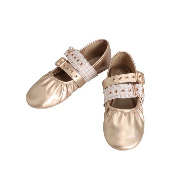 merry jenny「checkベルトバレエシューズ」|バレエシューズ|