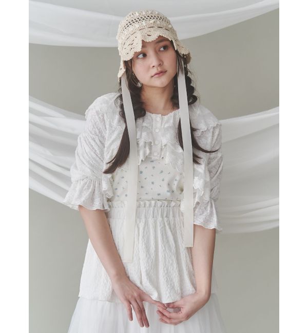 merry jenny「flower camisole tops」|キャミソール|