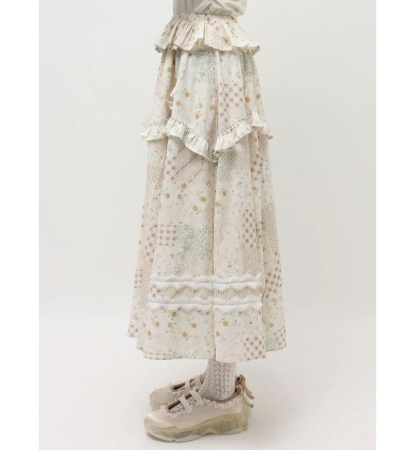 merry jenny「デコラティブリボンフレアスカート」|スカート|