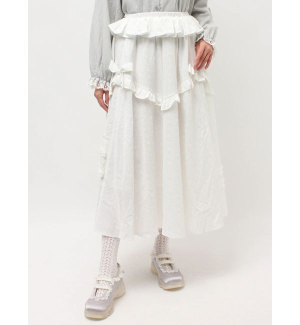 merry jenny「デコラティブリボンフレアスカート」|スカート|