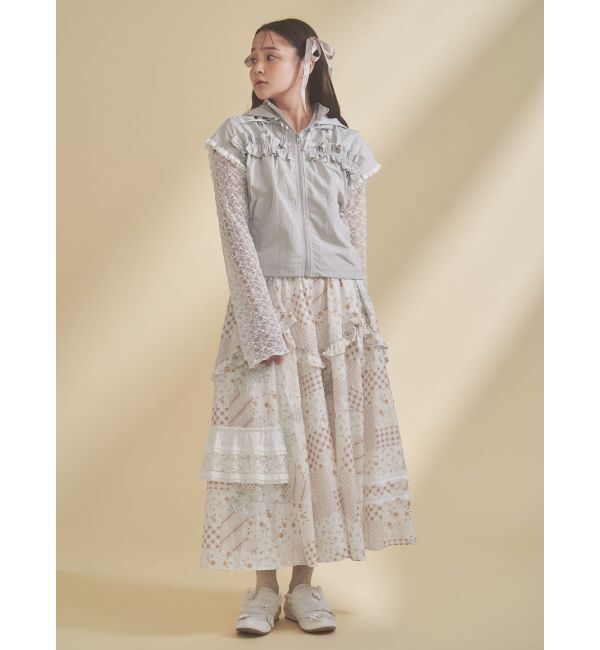 merry jenny「デコラティブリボンフレアスカート」|スカート|