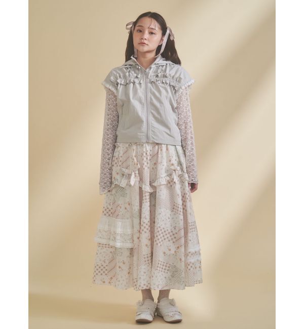 merry jenny「デコラティブリボンフレアスカート」|スカート|