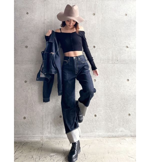 GYDA「GYDIESセルビッチデニムGジャン」|ブルゾン・スタジャン|