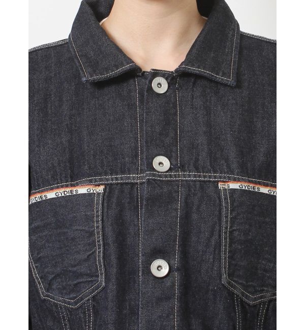 GYDA「GYDIESセルビッチデニムGジャン」|ブルゾン・スタジャン|