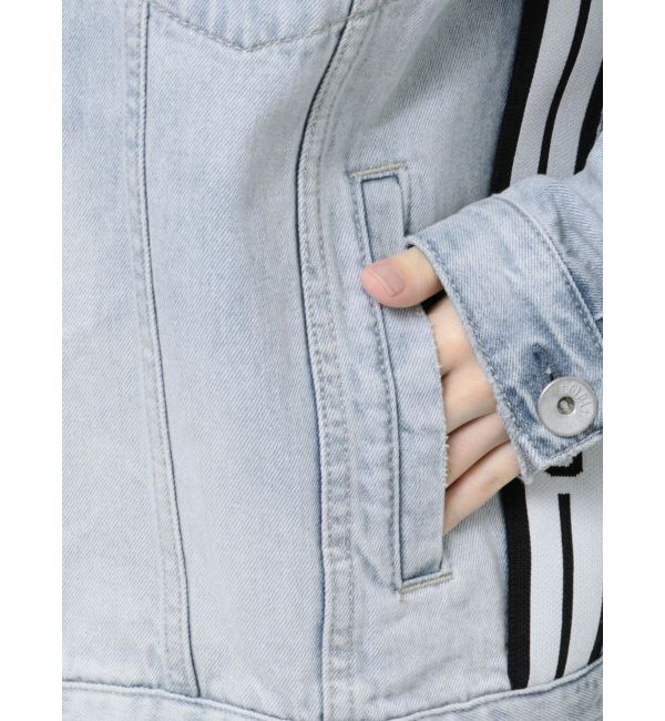 GYDA「UNDER SLEEVEラインデニムGジャン」|ブルゾン・スタジャン|