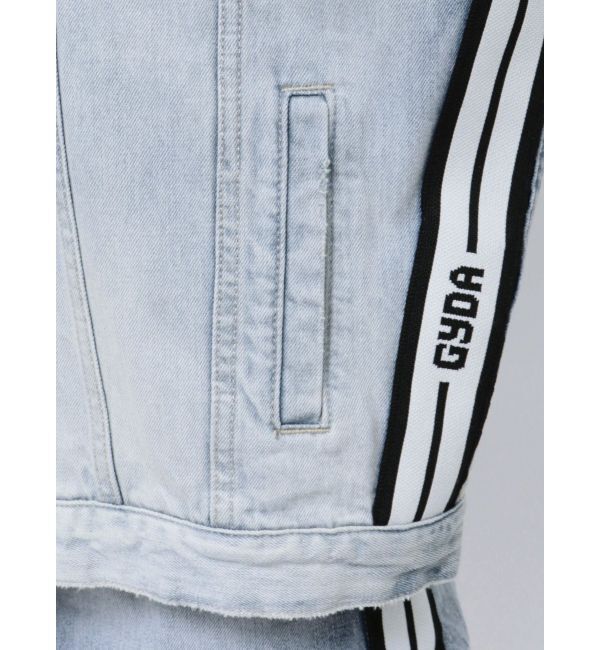 GYDA「UNDER SLEEVEラインデニムGジャン」|ブルゾン・スタジャン|