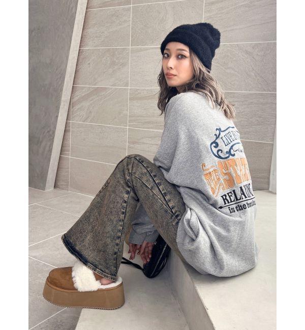 GYDA「THE STATE OF CALIFドルマンスウェットトップス」|スウェット・ジャージ|