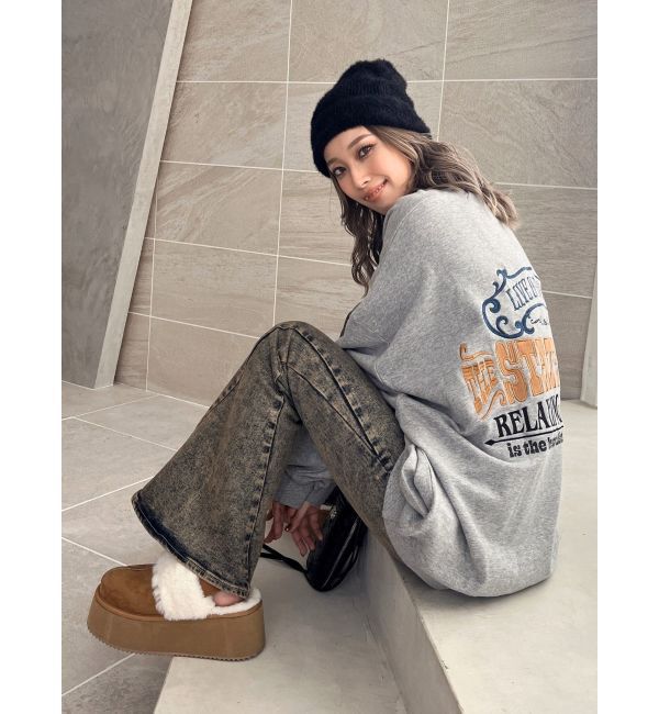 GYDA「THE STATE OF CALIFドルマンスウェットトップス」|スウェット・ジャージ|