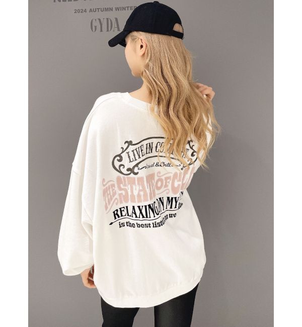 GYDA「THE STATE OF CALIFドルマンスウェットトップス」|スウェット・ジャージ|