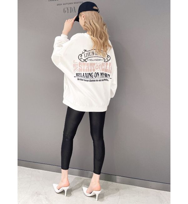 GYDA「THE STATE OF CALIFドルマンスウェットトップス」|スウェット・ジャージ|