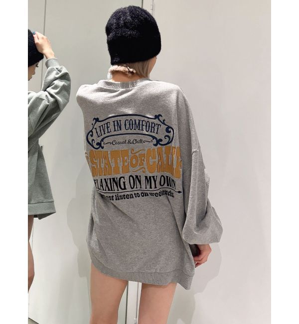 GYDA「THE STATE OF CALIFドルマンスウェットトップス」|スウェット・ジャージ|