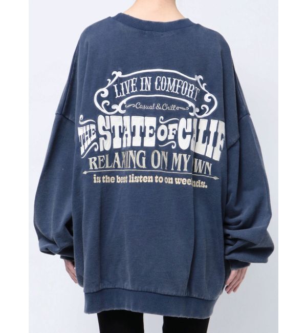 GYDA「THE STATE OF CALIFドルマンスウェットトップス」|スウェット・ジャージ|