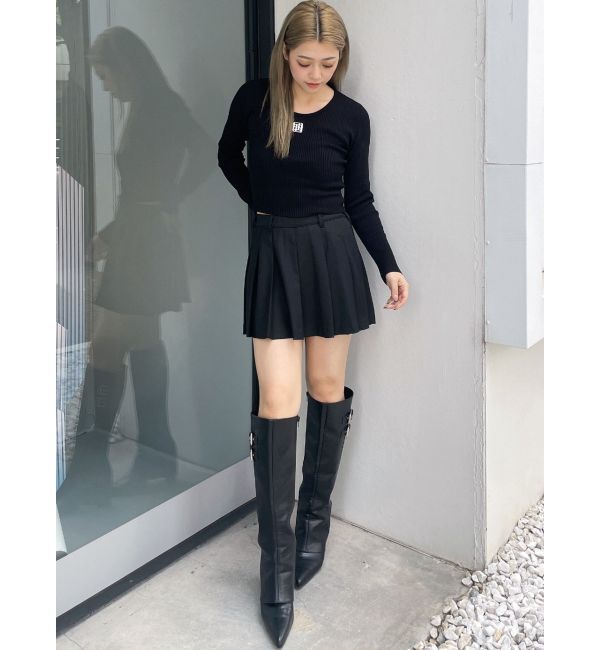 GYDA「GYGYプレートニットトップス」|ニット・セーター|