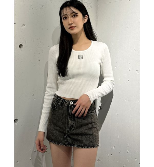 GYDA「GYGYプレートニットトップス」|ニット・セーター|