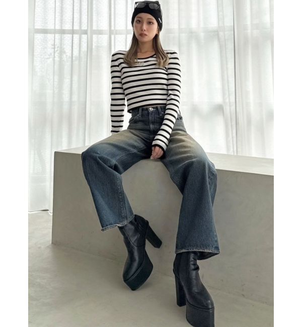 GYDA「GYGYプレートニットトップス」|ニット・セーター|