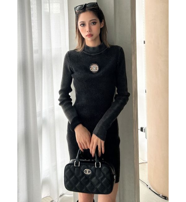 GYDA「キルティングrectangle BAG」|ハンドバッグ|