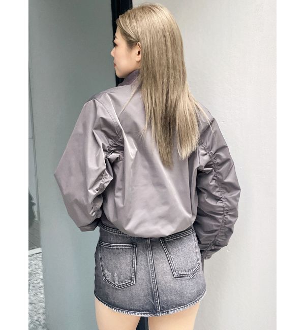 GYDA「GDハイネックショートブルゾン」|ブルゾン・スタジャン|