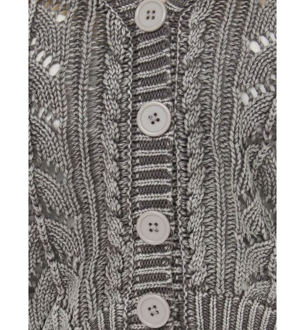 GYDA「2WAYメッシュブリーチニットトップス」|ニット・セーター|