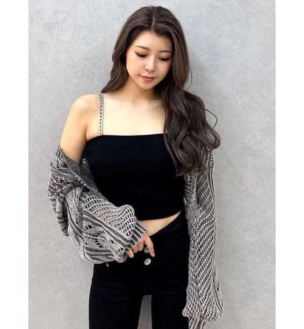 GYDA「chainストラップテレコビスチェ」|その他|