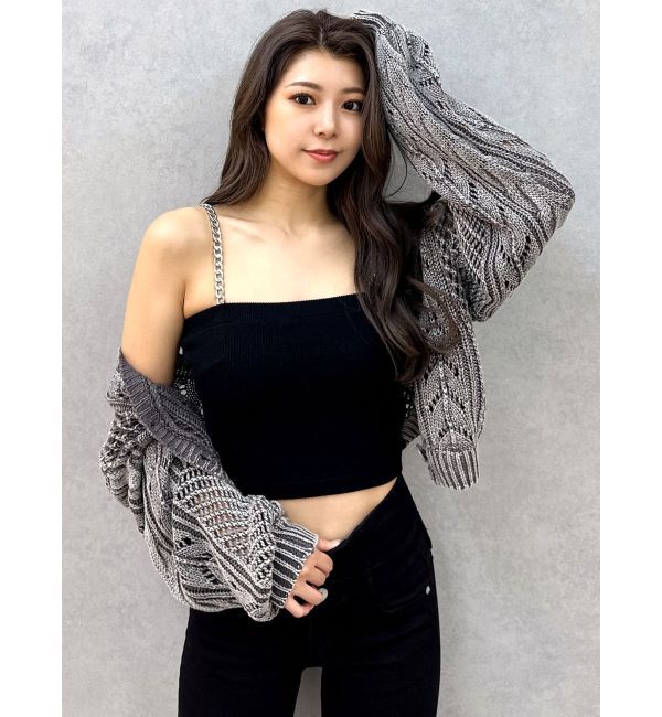 GYDA「chainストラップテレコビスチェ」|その他|