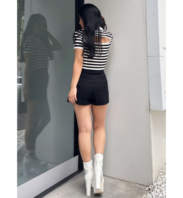 GYDA「ハイウエストボタンショートパンツ」|その他|