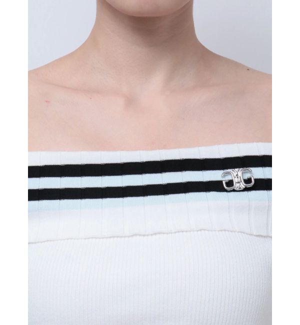 GYDA「SymmetryGYDAオフショルニットトップス」|ニット・セーター|