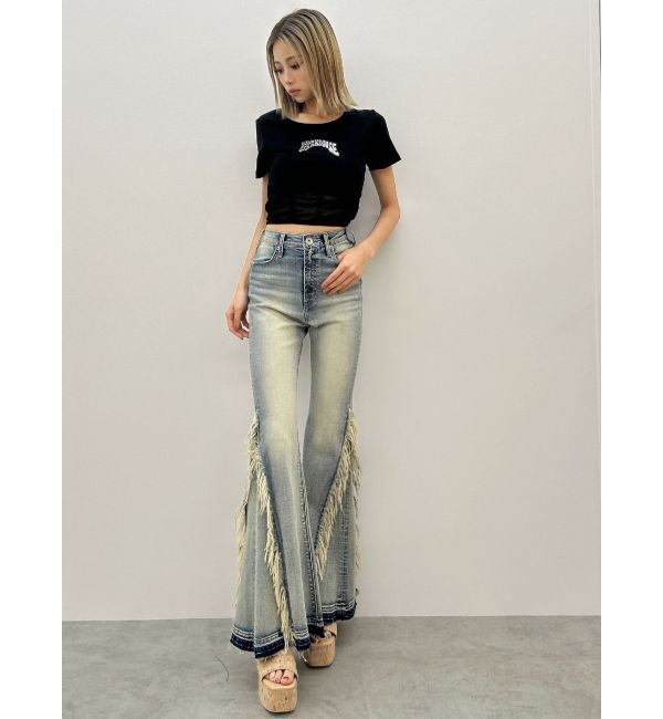 GYDA「GRANDIOSEコルセットデザインTシャツ」|Tシャツ・カットソー|