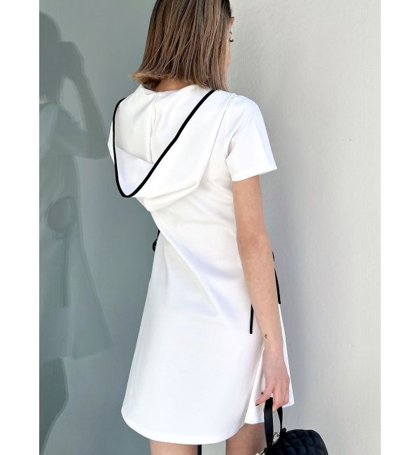 GYDA「GD SIDE OPENパーカーワンピース」|ワンピース|