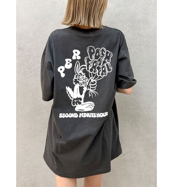 GYDA「BALLOON BUNNY BIG Tシャツ」|Tシャツ・カットソー|チャコールグレー