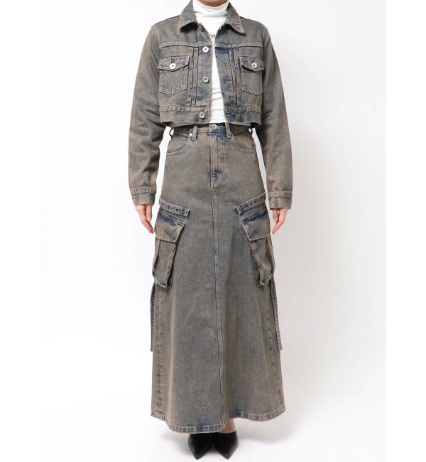 GYDA「STUPID RICH bijouデニムショートGジャン」|その他|