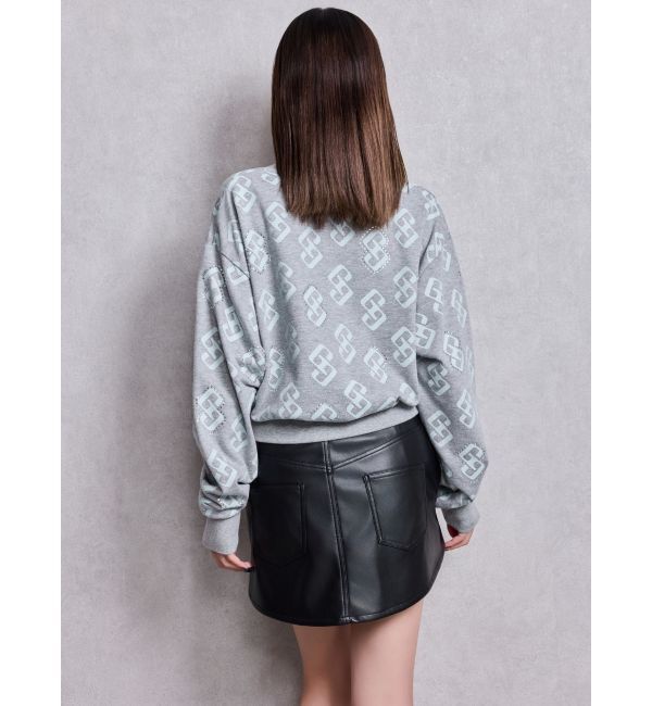GYDA「GG pattern bijouスウェットトップス」|スウェット・ジャージ|